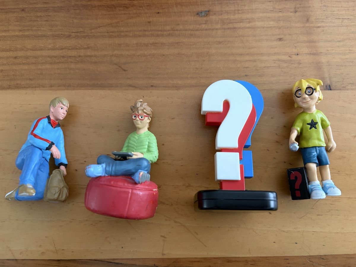 Tonies Figuren: 4 x tonies Figuren Die drei ???, 5 Freunde,Sammlerstücke – Gebraucht aus Sevelen von gsandax