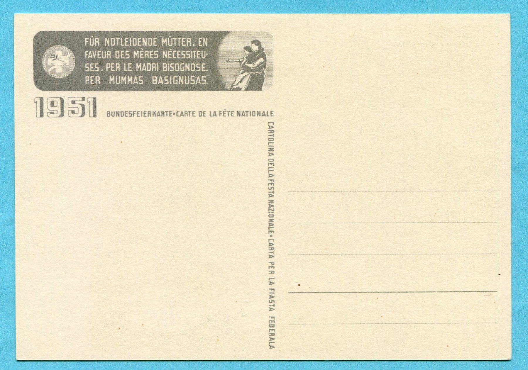 Tutti i francobolli: Bundesfeierkarte Nr. 87 - Mutter mit Kind – Nuovo (secondo la descrizione) da Opfikon venduto da Prophila 1