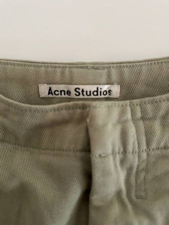 Acne Studios Mint green cotton pants
