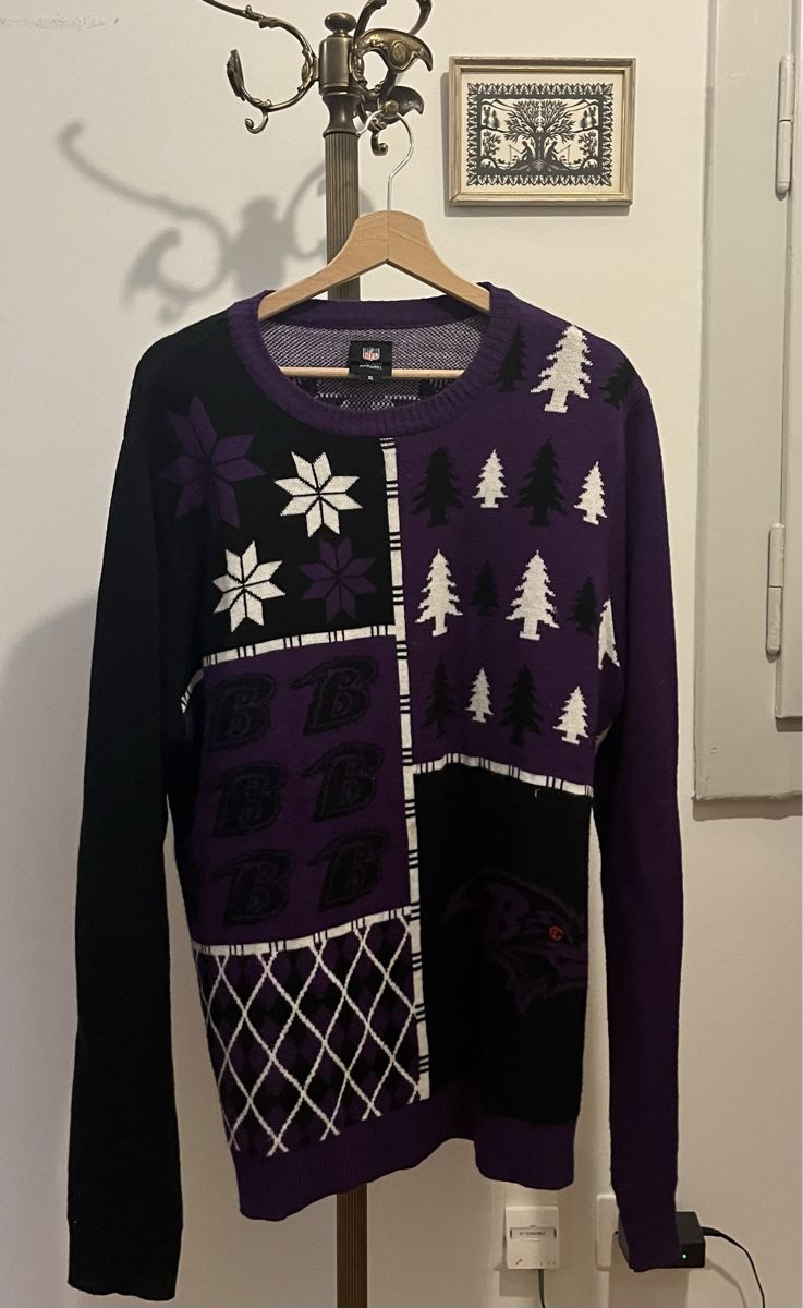 Maglioni & Felpe: Baltimore Ravens XMAS Pullover - NFL – Usato da Bern venduto da BigBeat