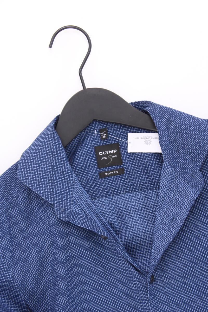 Camicie: Olymp Langarmhemd Gr. Hemdgröße 38 blau – Usato da Neustadt an der Waldnaab venduto da SecondLifeFashion 1
