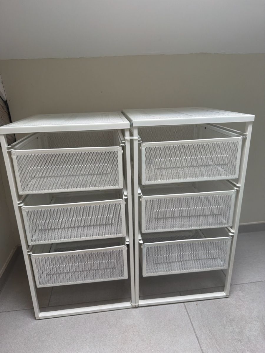 Scaffali: Metall Regale 2 Stück weiss – Nuovo (secondo la descrizione) da Esslingen venduto da jfr_56rs