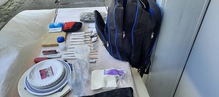 Komplettes Picknick-Set für 4 Personen - Top Zustand!
