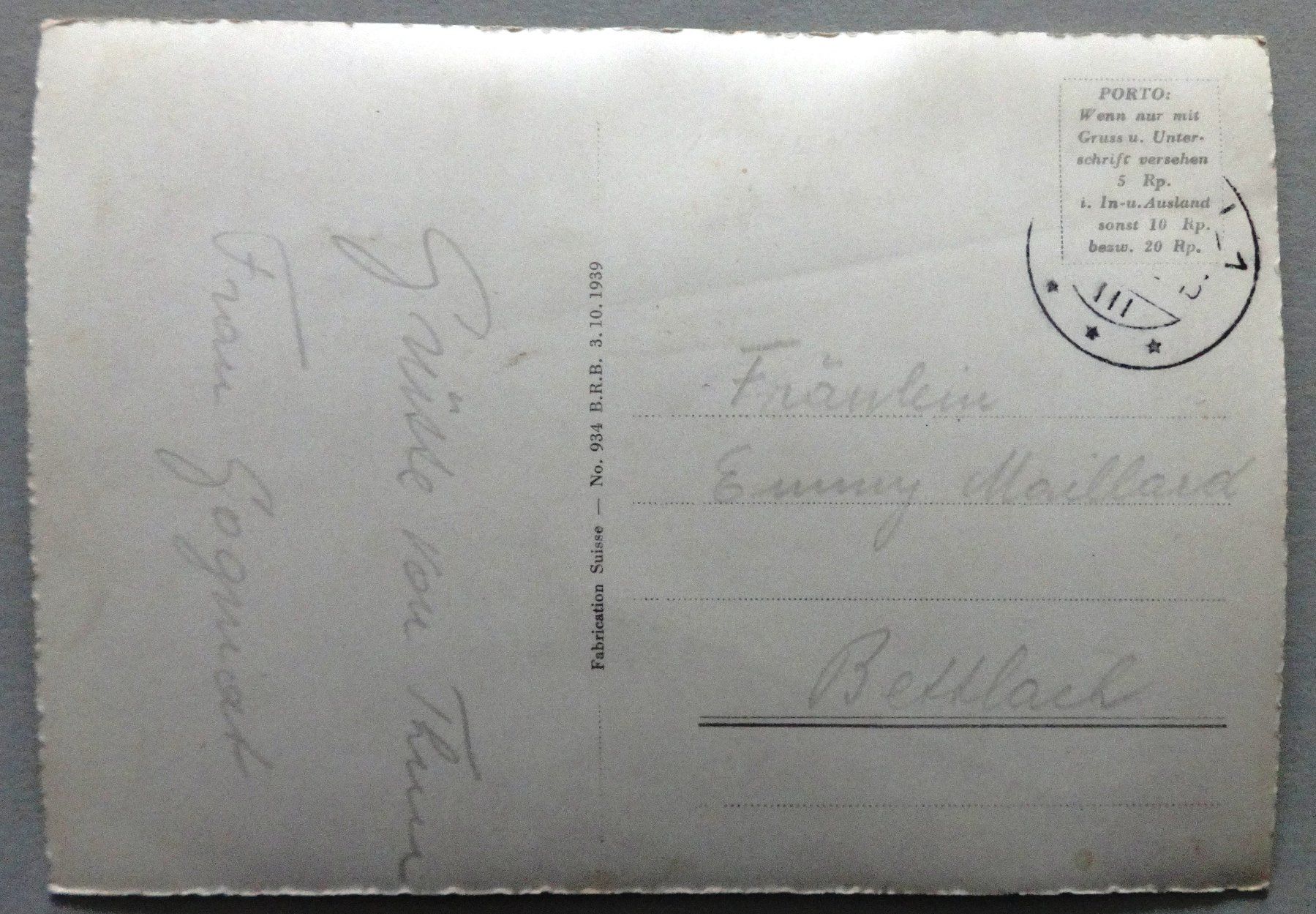 Cartes postales: Thun – Défectueux à Fétigny par Billy2miny 1