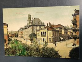 Alte PK / Winterthur - Bahnhofplatz Gelaufen 1908