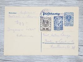 CL16 Carte Postale + Timbre Autriche 1921