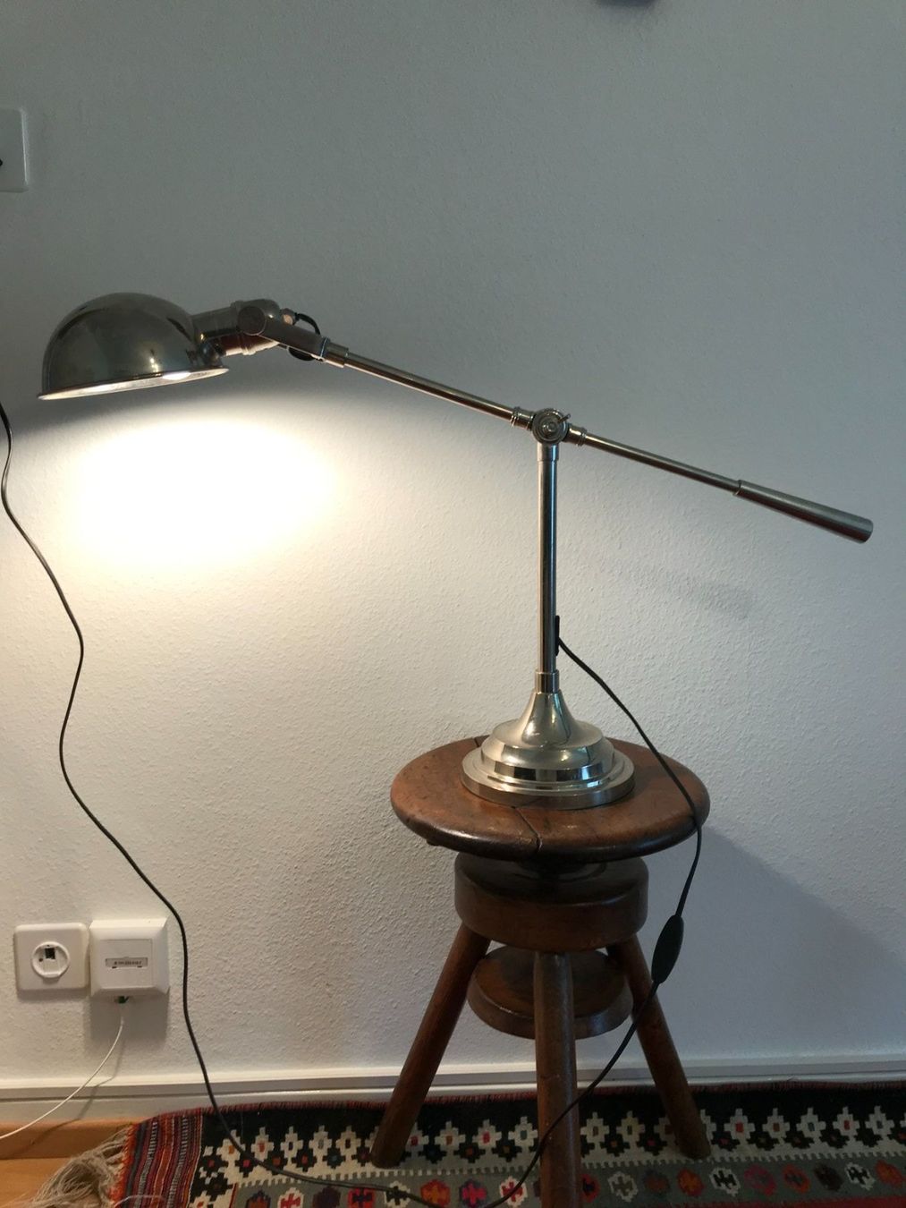 Lampade: Tischleuchte aus Metall – Usato da Zürich venduto da Paykan 3