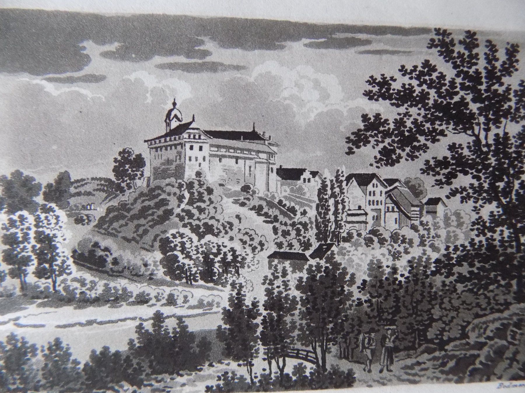 Gravures: Chateau Gruningen Aquatinta – D'occasion à Risch par Antikfee 2