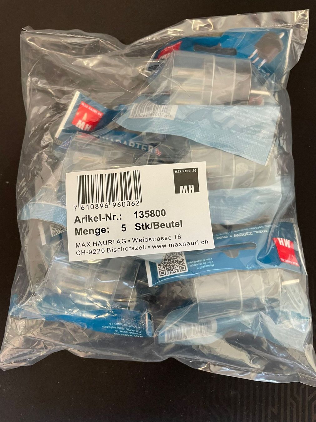 Unità & Adattatore: Fixadapter SchuKo Konturenstecker CH – T12  5X – Nuovo e nell'imballaggio originale da Agno venduto da CS-Computer