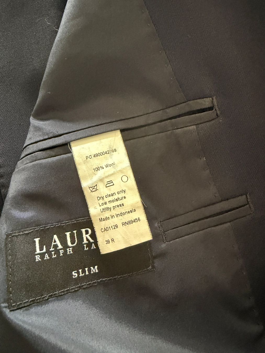 Ralph Lauren Jacken: Ralph Lauren Navy Wool Jacket - Size 39R - Preppy Elegance – Gebraucht aus bassins von theonlyrod 2
