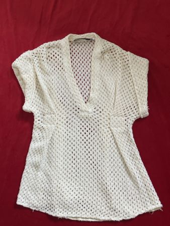 IRO Paris Top, Sommer Strick, Creme, Gr. 40, Neuwertig