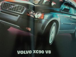 Prospekt Poster Volvo 3CC und XC90 V8 2005