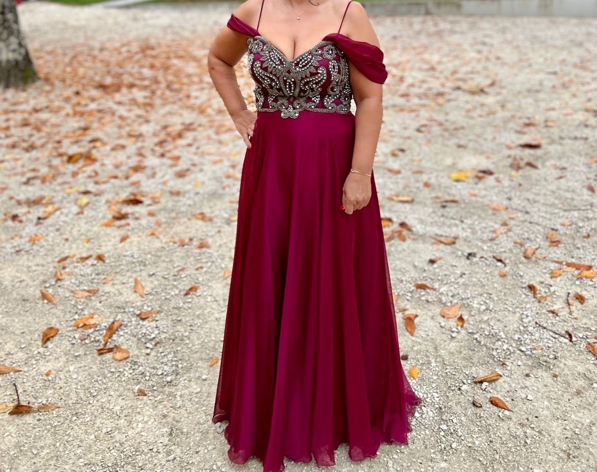 Vestiti: Abendkleid 38 Dunkelrot – Usato da Schafisheim venduto da inf_5dtw