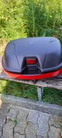 Topcase Motorrad Rot mit Schloss und Schluessel guter Zustan