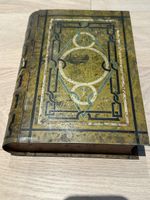Antike Buch-Spardose "Machiavelli" Blechdose Nostalgie Rarit