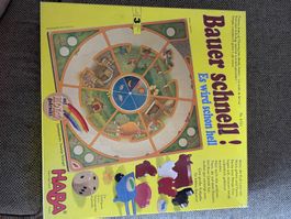 HABA Bauer schnell Brettspiel Holz guter Zustand 4119