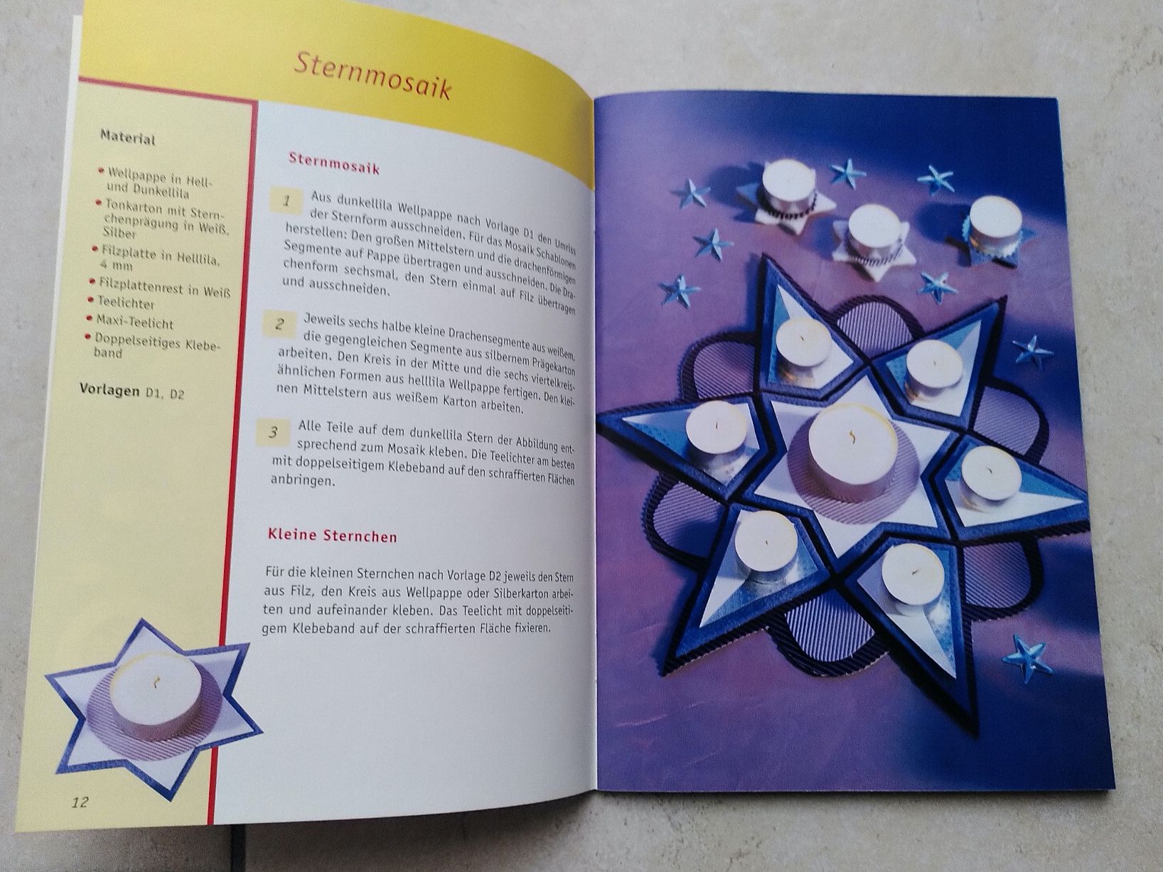 Libri: WEIHNACHTLICHER LICHTERGLANZ/ MIT VORLAGEN – Nuovo (secondo la descrizione) da Brugg AG venduto da olamim 3