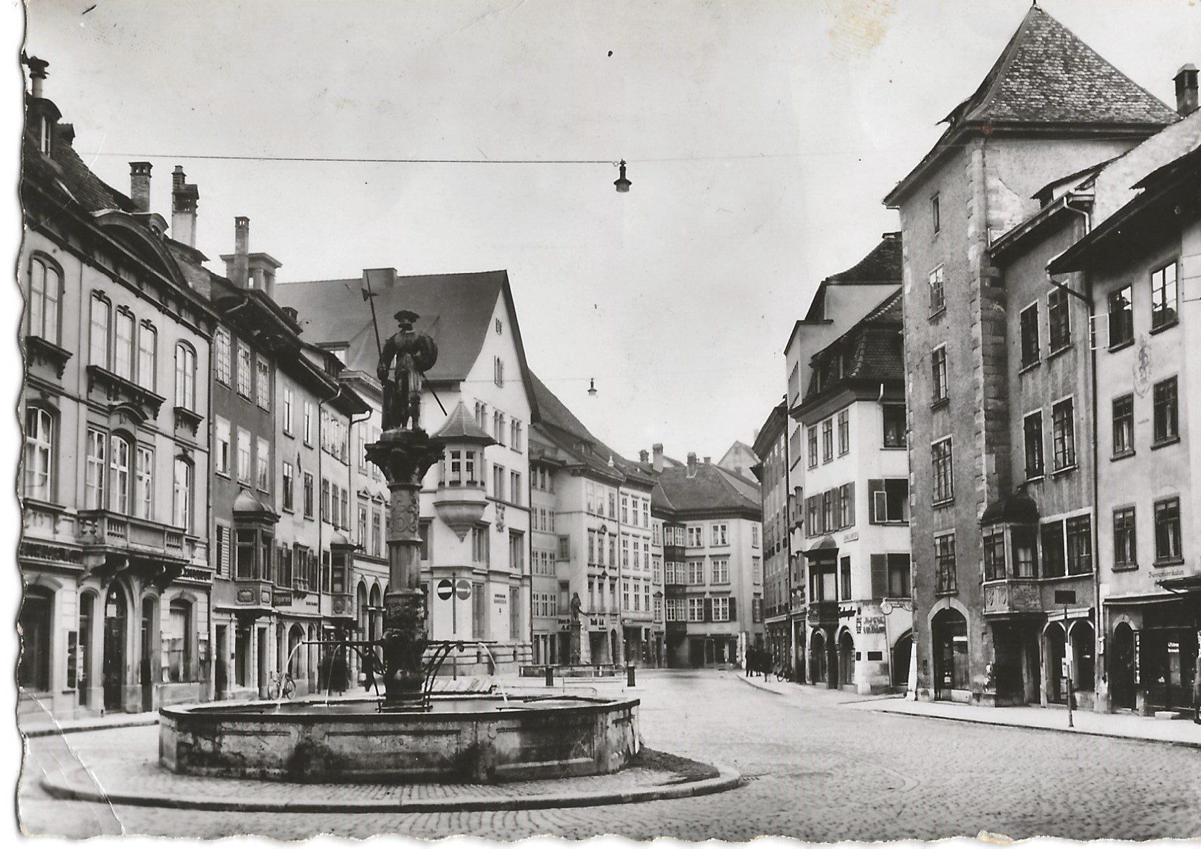 Cartoline postali: Schaffhausen, Fronwagplatz – Usato da Frauenfeld venduto da Merk52