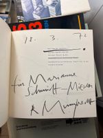 buch signiert r. mumprecht, werkkatalog 2, bern 18.3.72
