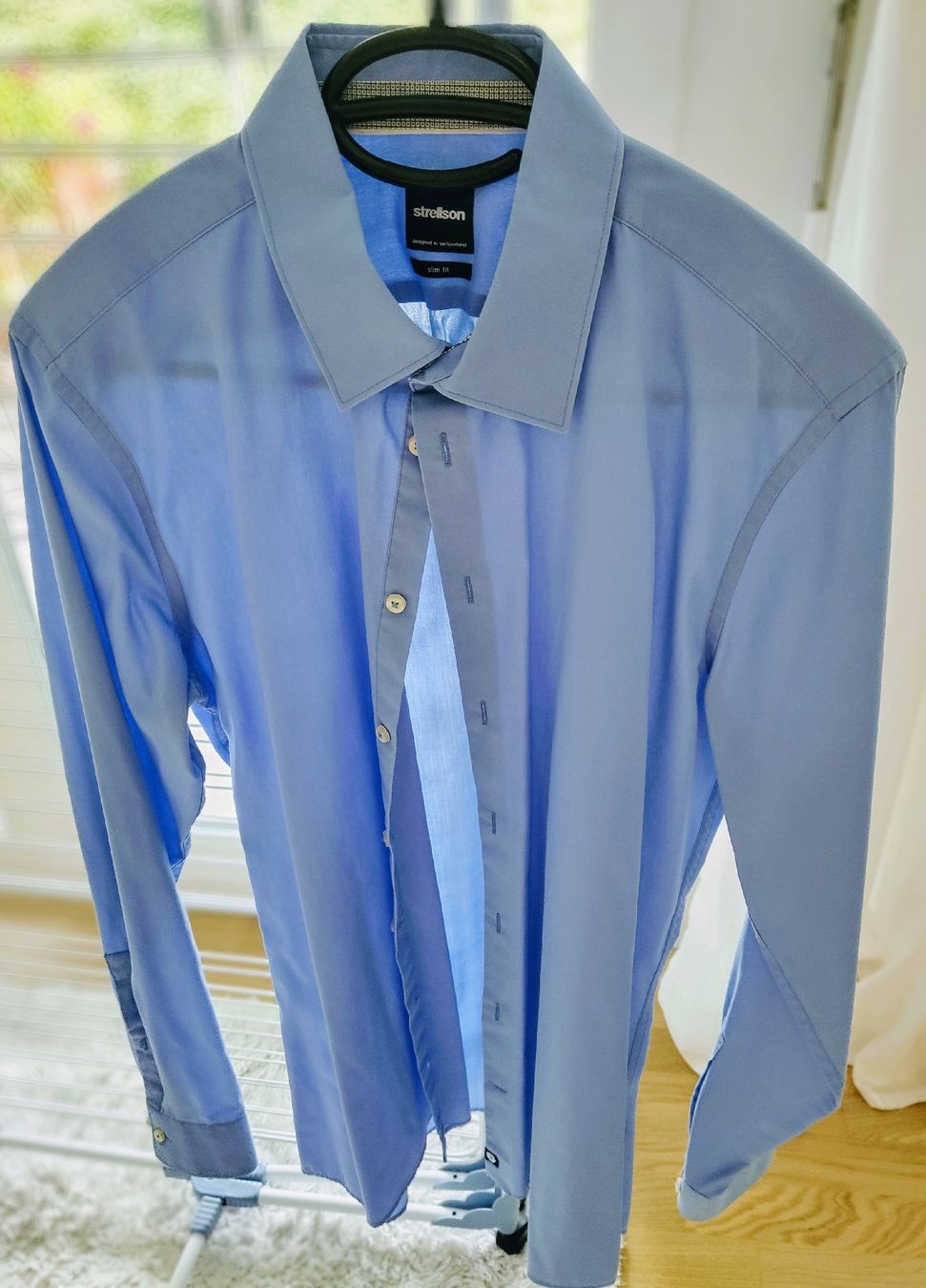 Strellson Camicie: Schönes hellblaues Hemd von Strellson Gr. L – Usato da Glattbrugg venduto da Ata-M