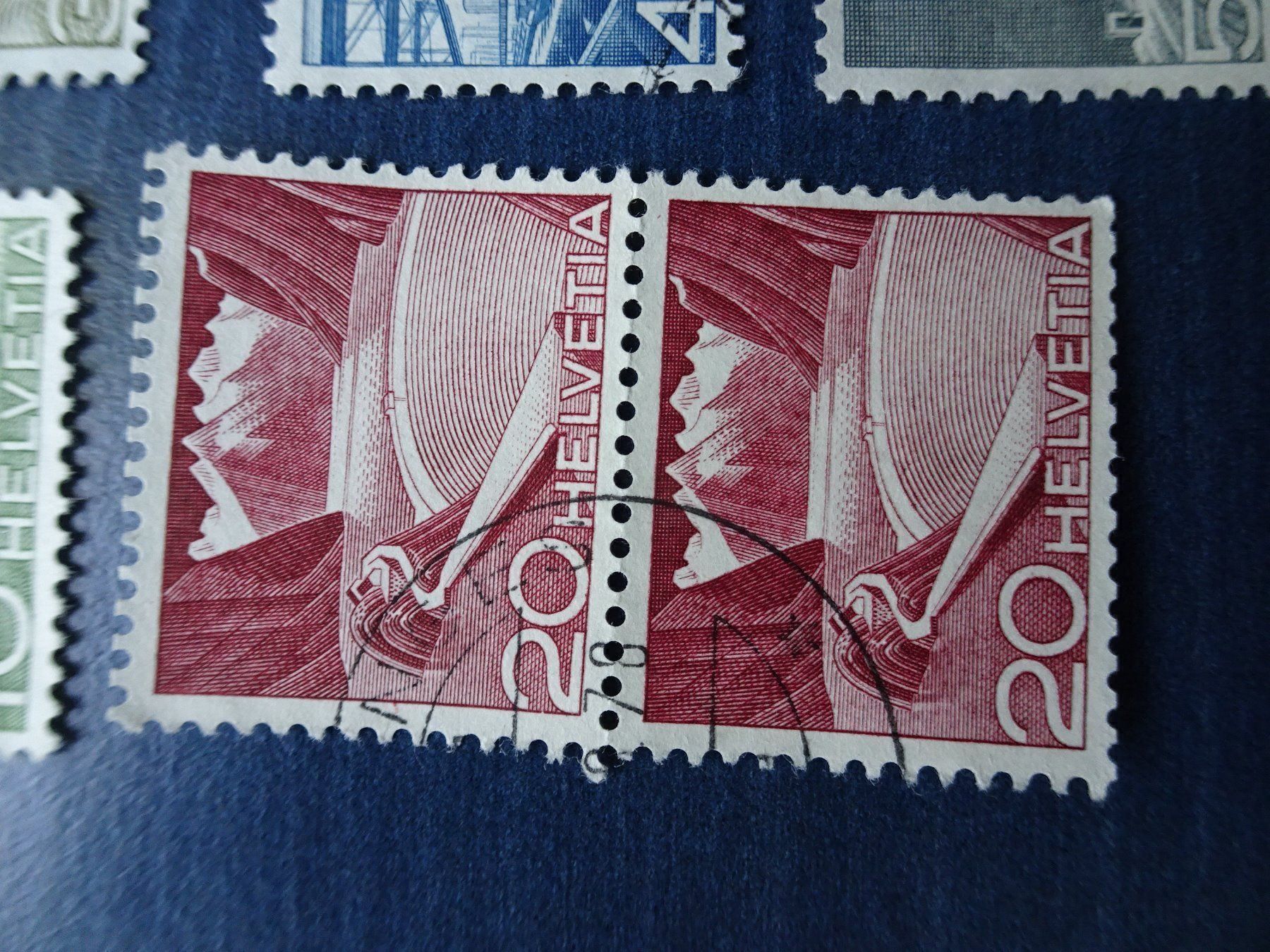 Tous les timbres: 1949  Div. 2er-Streiffen – D'occasion à Aadorf par Chnorli-Furz 6