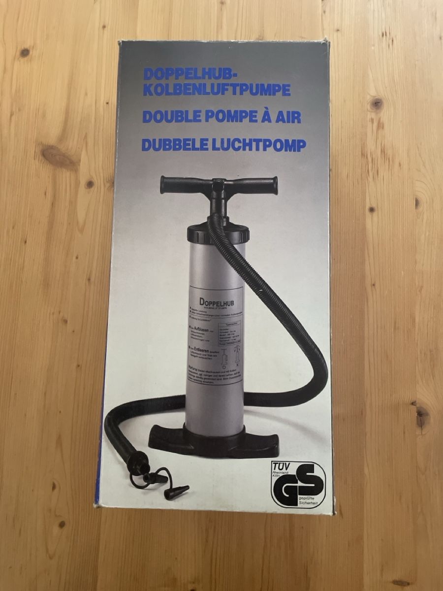Pompe & Parti di ricambio: Doppelhub Kolbenluftpumpe neuwertig – Nuovo e nell'imballaggio originale da Spreitenbach venduto da Gloxinia
