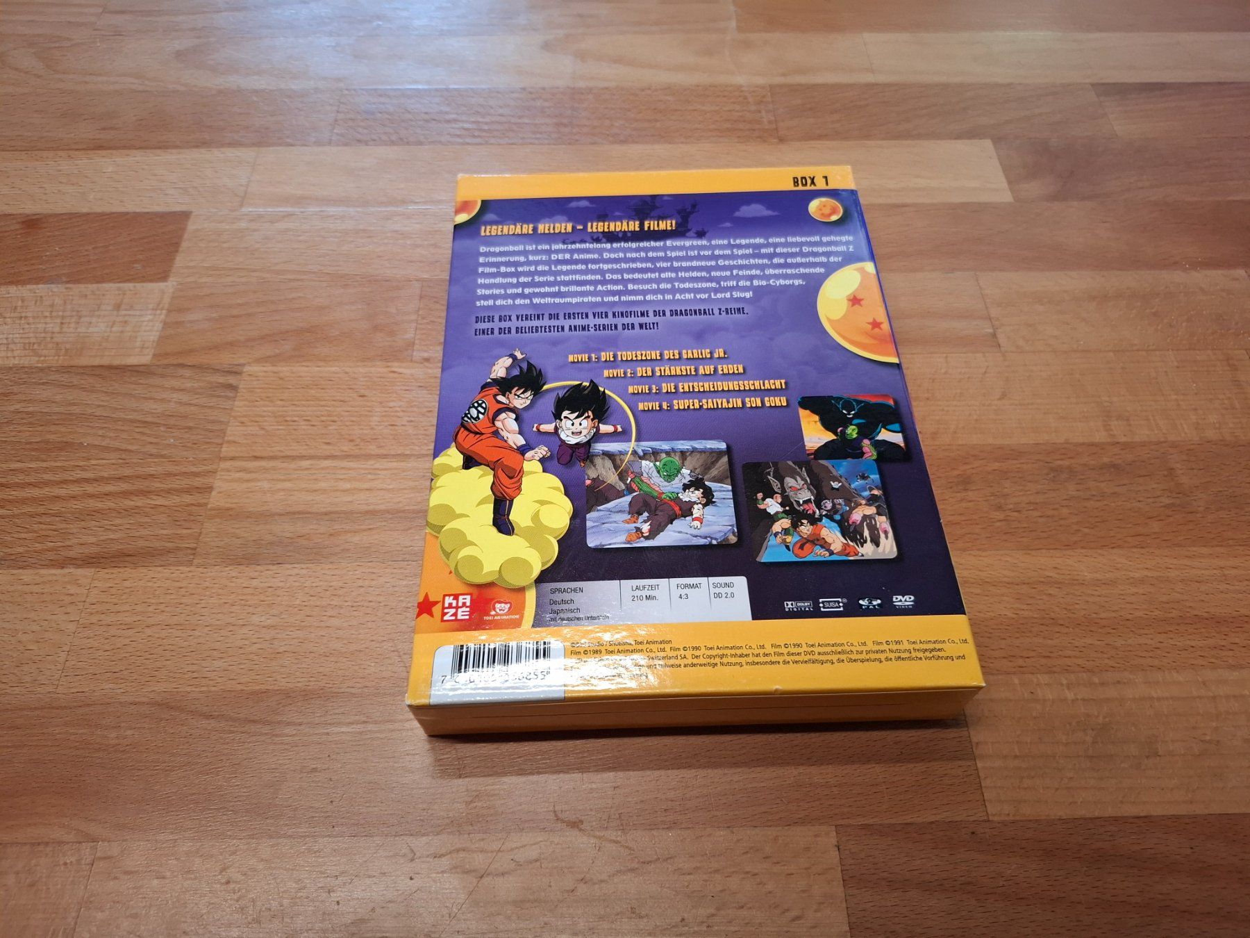 Tutti i DVDs: Dragonball Z - Box 1, Filme 1-4 – Usato da Signau venduto da mw91 1