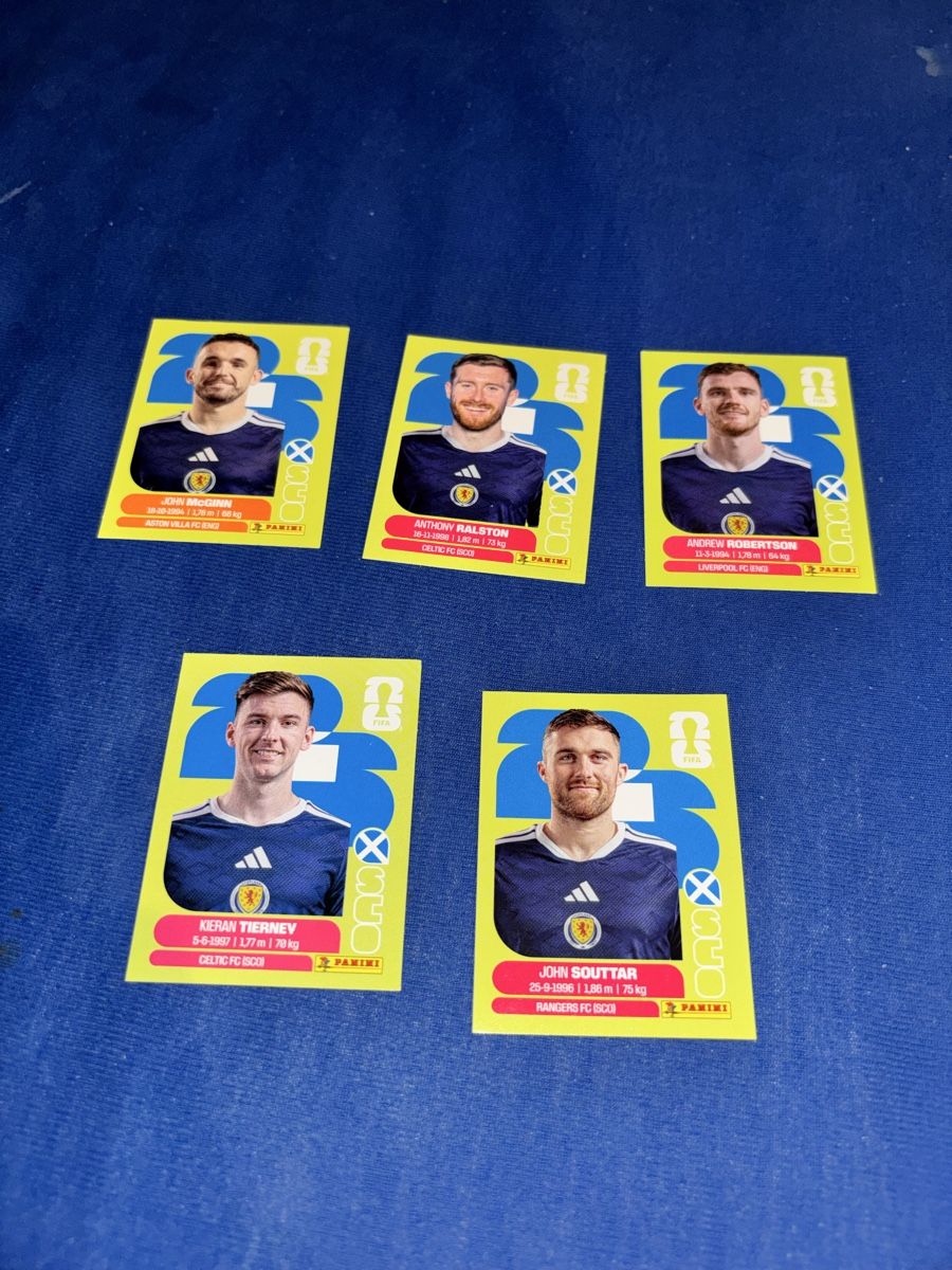 Panini Carte collezionabili: Scotland 5x panini – Nuovo (secondo la descrizione) da Olten venduto da Melxnie_46