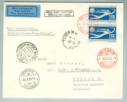 1933 Schweiz Flugpost SF