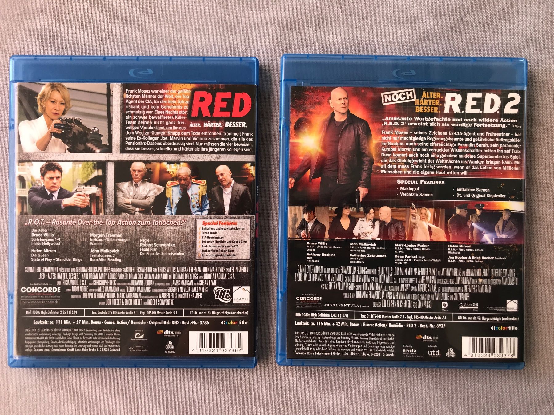 Tutti i DVDs: RED & RED 2 Blu-ray Disc – Usato da Niederhasli venduto da man_g89t 3