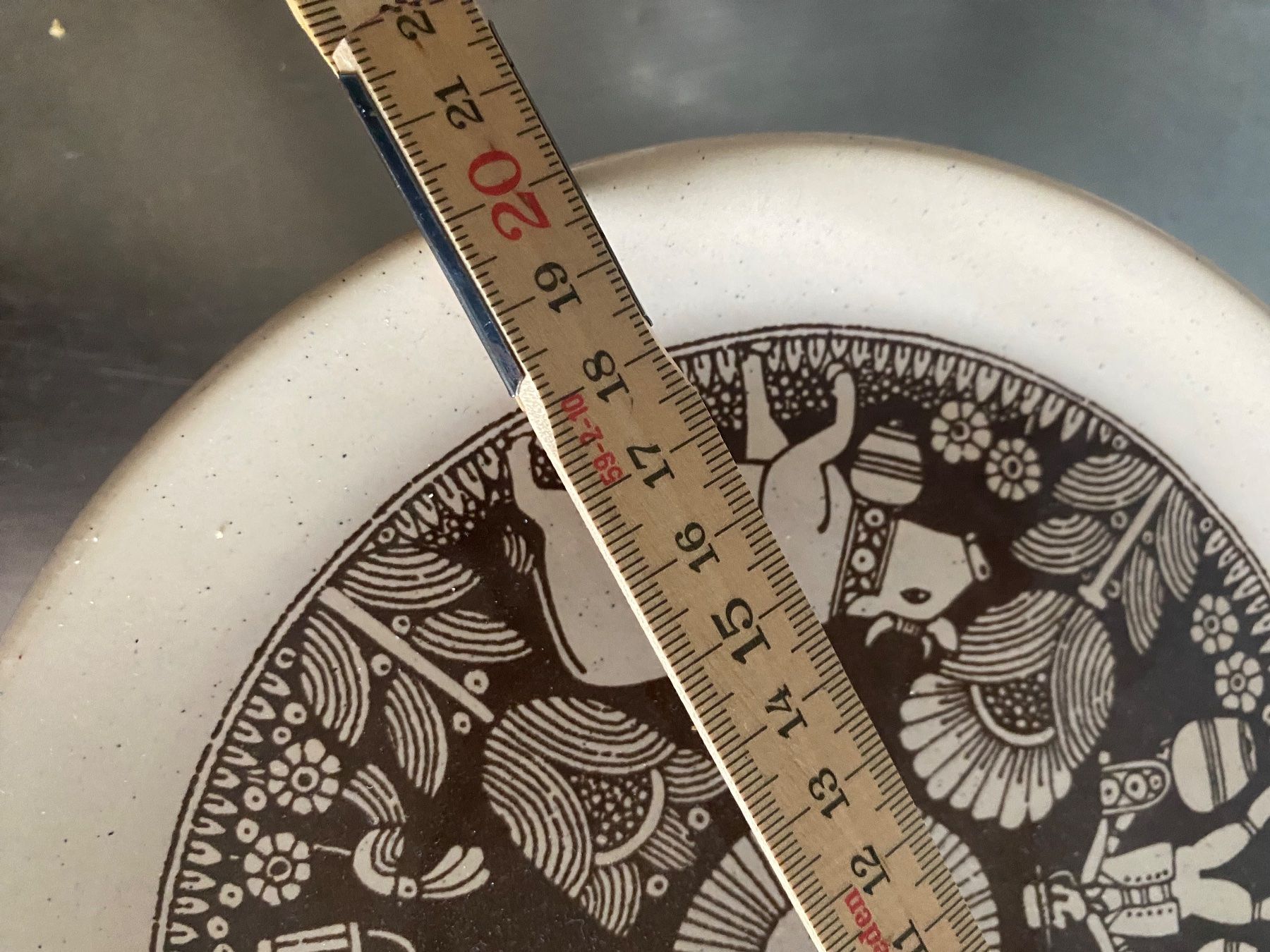 Piatti: 6x Teller Käse- Raclette, Designklassiker 70er – Usato da solothurn venduto da soko75 4