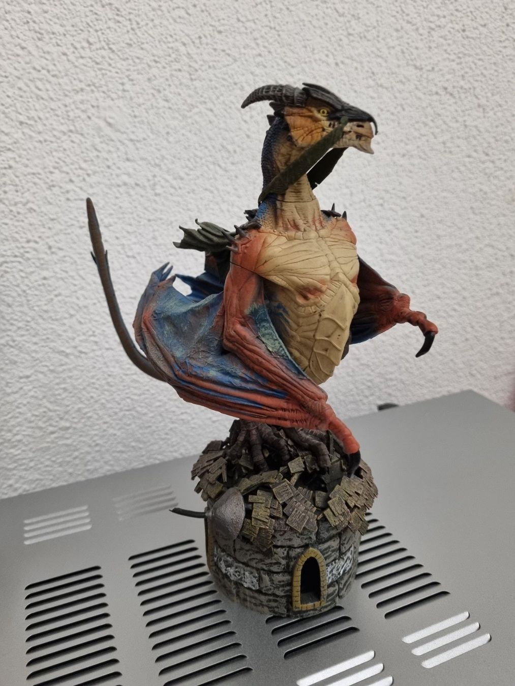 Figuren: Drache mit Reiter, Deko Fantasy – Gebraucht aus Winterthur von Belzarek 1