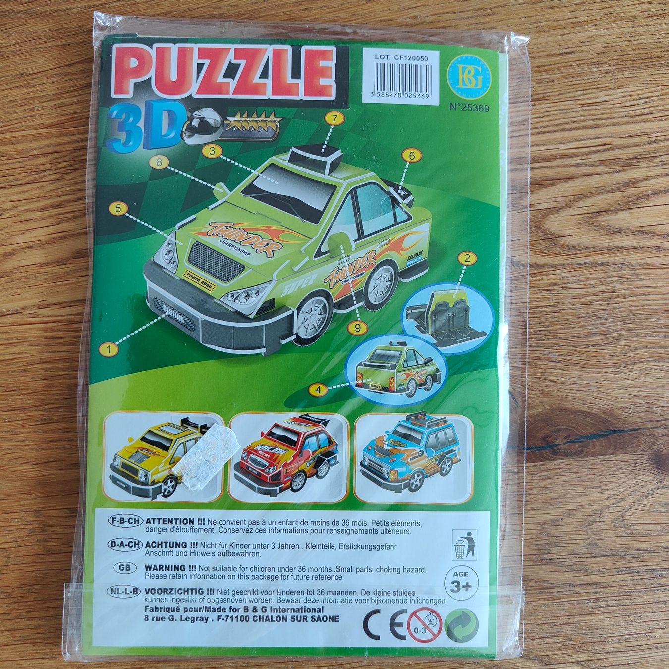Kit bricolage: Basteln Puzzle 3D Auto zusammenbauen – Nuovo e nell'imballaggio originale da Davos Platz venduto da wauwauin