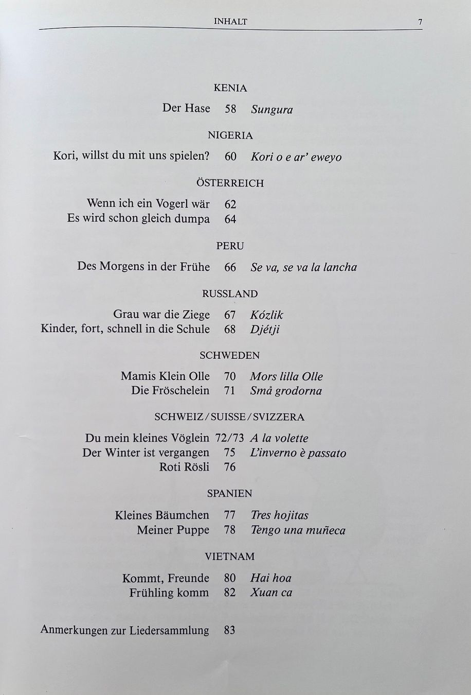 Libri: Kinder Singen in Aller Welt – Usato da Bottmingen venduto da bsp_t6m8 4
