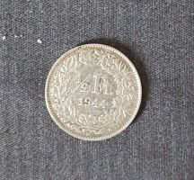 Schweizer Münze: ½ Fr. 1944, Silbermünze