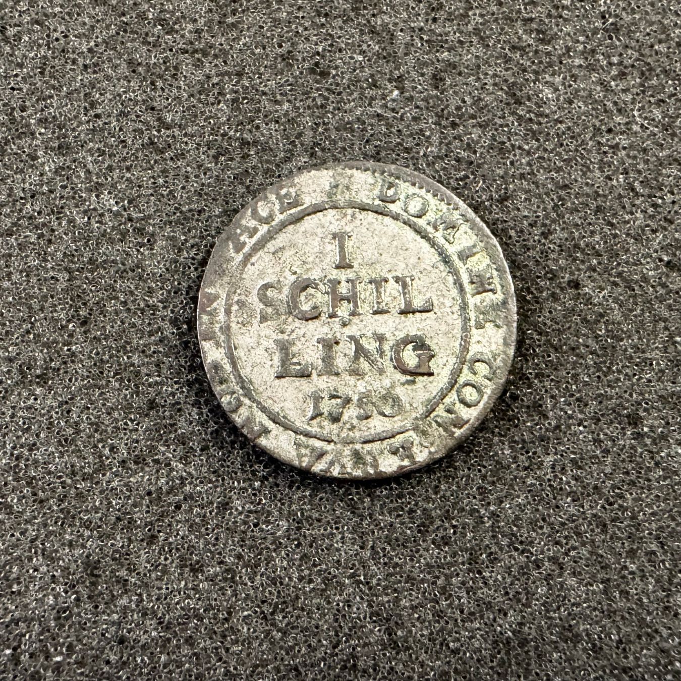 Tutti le monete: 1 Schilling Kanton Zürich 1750 – Usato da Reitnau venduto da tb-muenzen