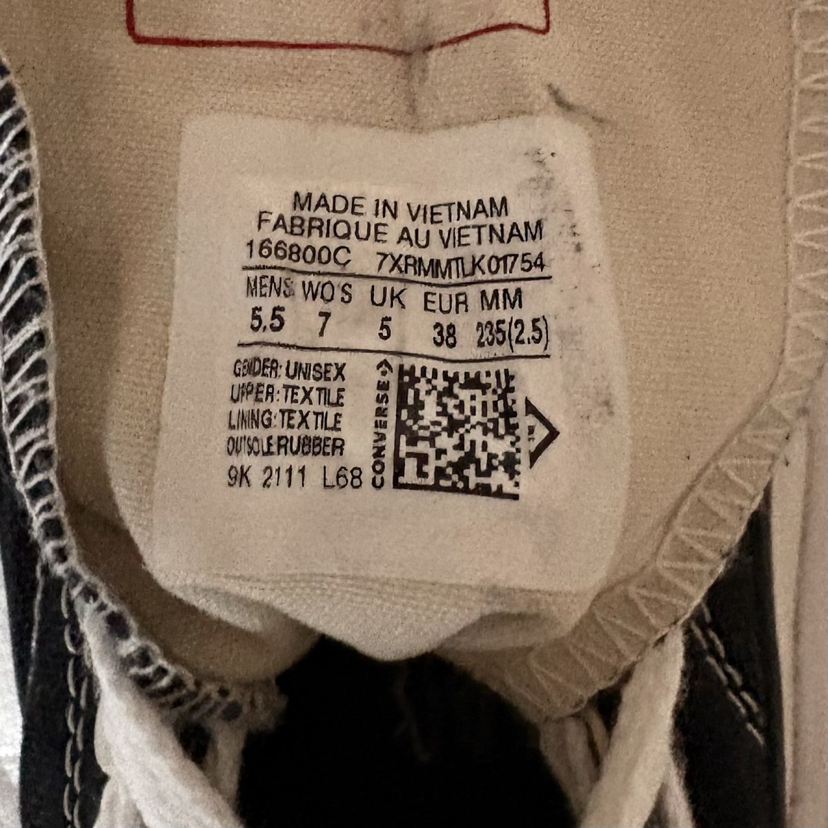 Converse Herrenschuhe: Converse Run Star Hike, Grösse 38, Schwarz-Weiss – Gebraucht aus Brünisried von Livtsukki2ndHand 9