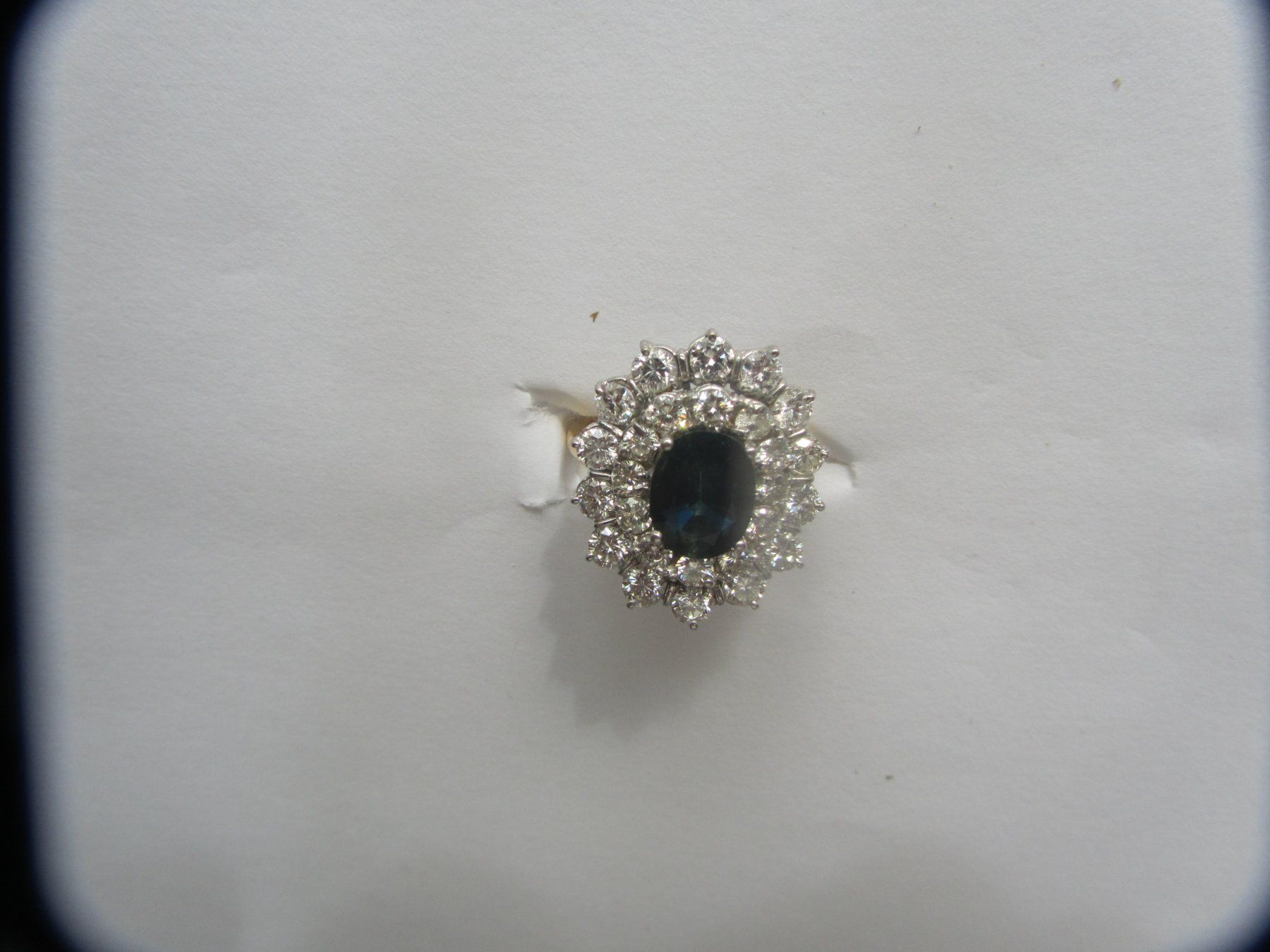 Anelli: Saphit-Brillant Ring-18 K.Gold – Usato da Luzern venduto da Lucernauno