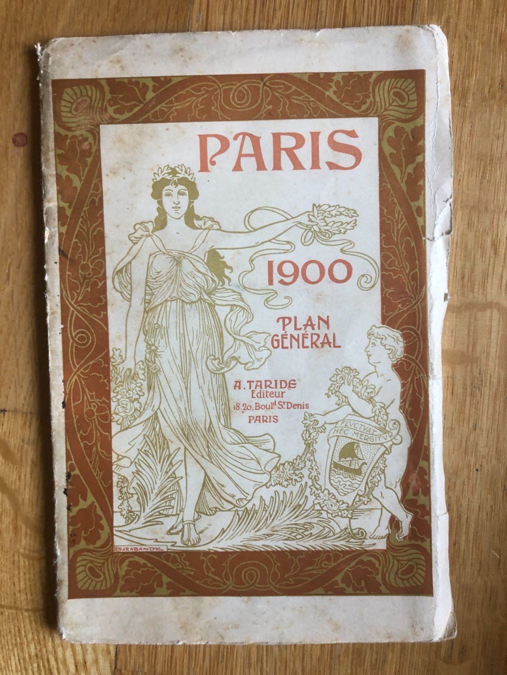 Cartine & Atlanti: Paris 1900 – Plan général. – Usato da Zürich venduto da allp