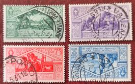 Italie - Lot de 4 timbres Empire oblitérés  - 1930