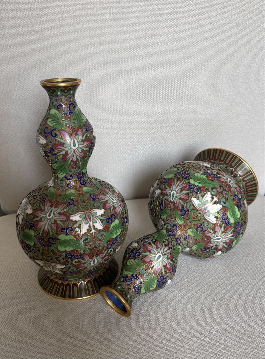 Vasen & Gefässe: Bellissima coppia di vasetti in cloisonné – Gebraucht aus Chiasso von myt_k8rf 2