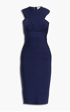 HERVÉ LÉGER Crossover bandage Kleid