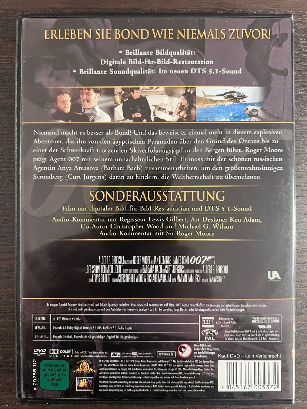 Tutti i DVDs: 007 Spion der mich liebte – Usato da Zürich venduto da FilmFreunde 1