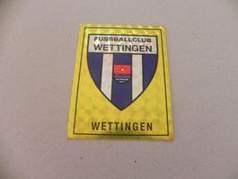 Orginal Panini Fussball Bild Schweiz FC Wettingen Jahr 1987