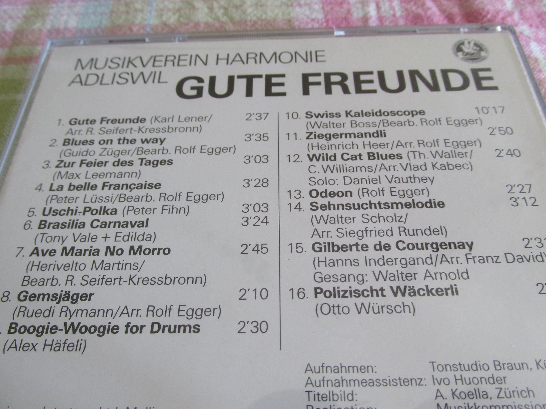CD: MV Harmonie Adliswil - Gute Freunde (D3) CD – Usato da Sessa venduto da discoverymedia 1