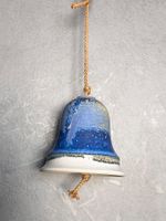 Glocke Glöckchen aus Ton/Keramik 7 cm