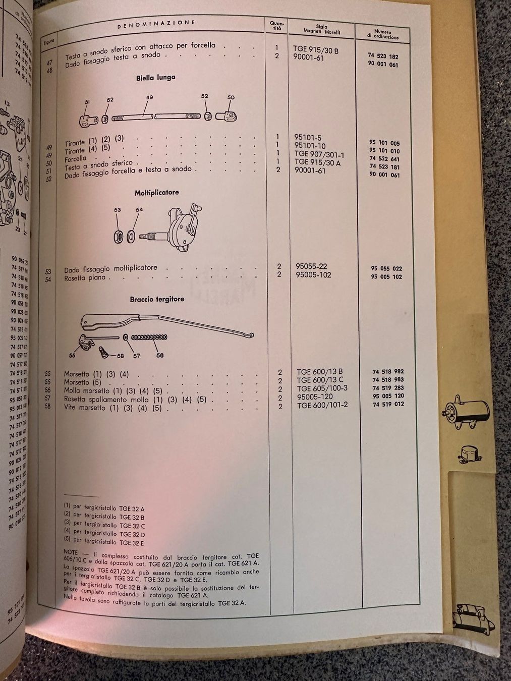 Lancia Documenti: Liste , MAGNETI MARELLI , Lancia 1962 , Oldtimer – Usato da Boswil venduto da pavo1 3