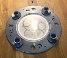 Advents - Kerzenständer aus Metall