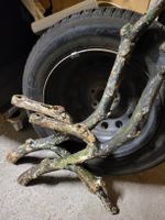 Pieds de banc "Sarments" 1890er,  Uralter Gartenbankgestell