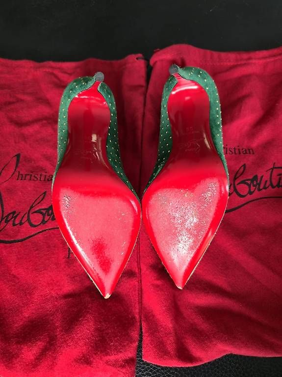 Christian Louboutin Scarpe da donna: Louboutin vertes 36 – Usato da Mont-la-Ville venduto da Suain_ 1